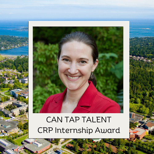 Rebecca Jantzen receives CAN TAP TALENT CRP Internship award